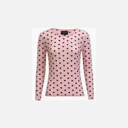 Liberte Essentiel mesh heart - vlg imellem gr og rosa