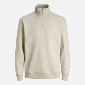 Jack & Jones Bradley sweat half zip moonbeam