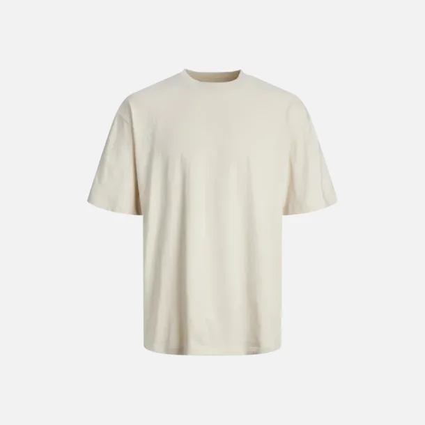 Jack &amp; Jones Bradley tee rund hals moonbeam