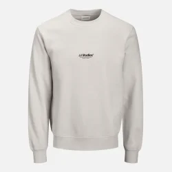 Jack &amp; Jones Soho crew neck sweat moonebeam eller sort