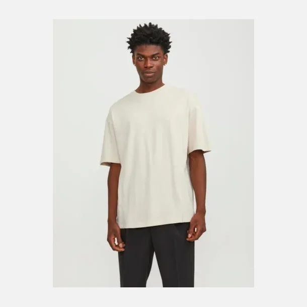 Jack &amp; Jones Bradley tee rund hals moonbeam