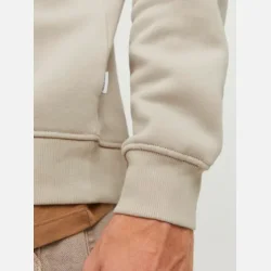 Jack &amp; Jones Bradley sweat half zip moonbeam