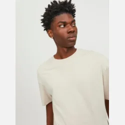 Jack &amp; Jones Bradley tee rund hals moonbeam