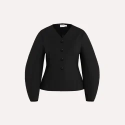 PREORDER HYPEDROP Gia LS Fitted Blazer Black
