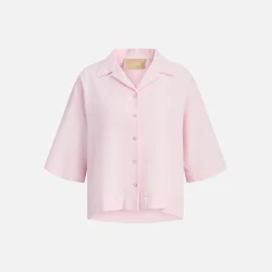 JJXX Global waffle 3/4 Resort Shirt Pink Lady