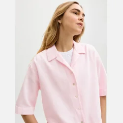 JJXX Global waffle 3/4 Resort Shirt Pink Lady