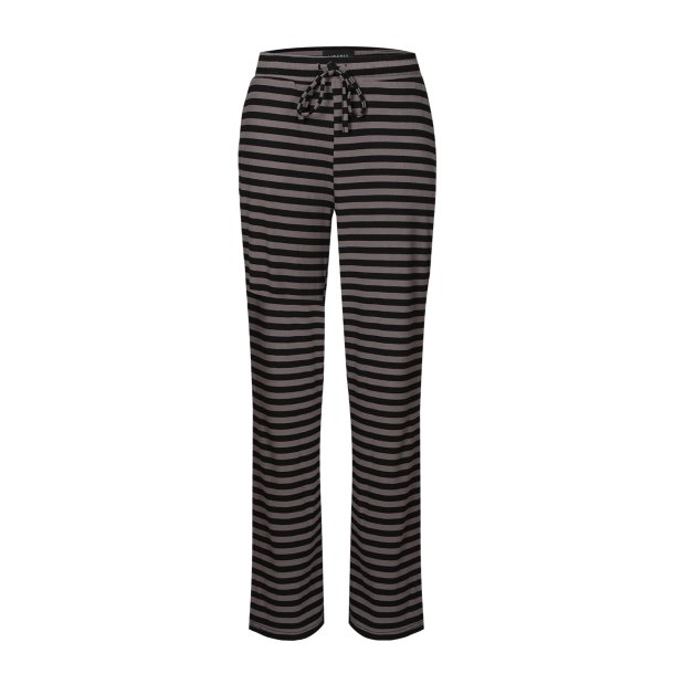 Liberte Essentiel Natalia bukser blsck dark grey stripe