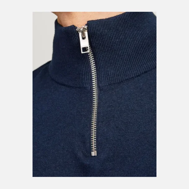 Jack &amp; Jones Emil strik half zip navy