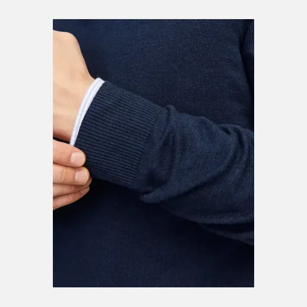 Jack &amp; Jones Emil strik half zip navy