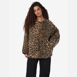 Noisy May Feline Loose Teddy Jacket Leo