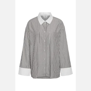 Noisy May Freja L/S Oversized Plain Shirt Stripes
