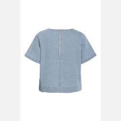 Noisy May Jannel 2/4 Regular Tshirt Light Blue Denim