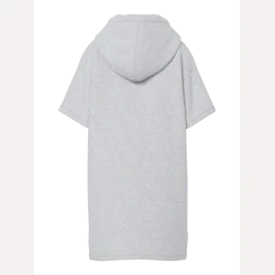 Pieces Chilli 2/4 Dress SWT Black Light Grey Melange 