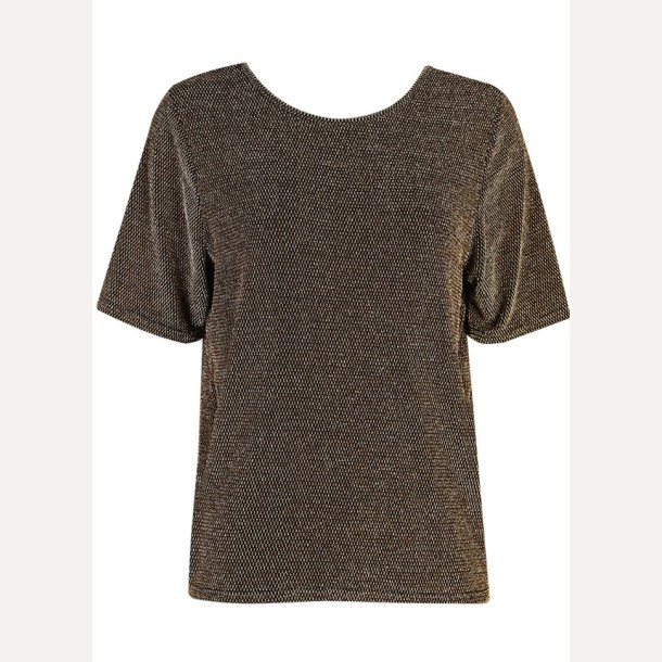 Liberte Essentiel Katty SS Blouse Black Gold