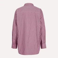 JJXX Jamie LS Relaxed Poplin Shirt Orcid Smoke Demitasse 