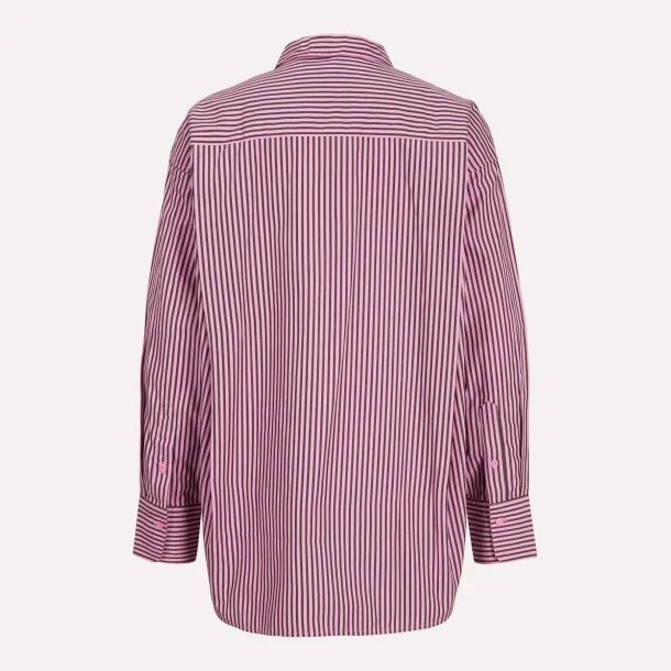 JJXX Jamie LS Relaxed Poplin Shirt Orcid Smoke Demitasse 