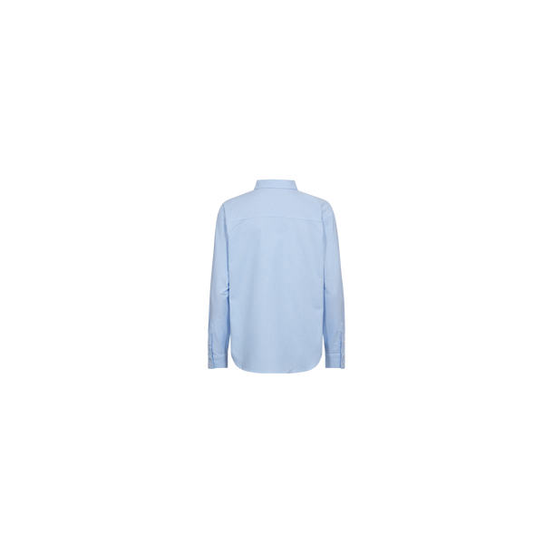 Freequent Oxford Shirt Bl/Hvid