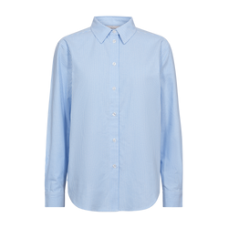 Freequent Oxford Shirt Bl/Hvid
