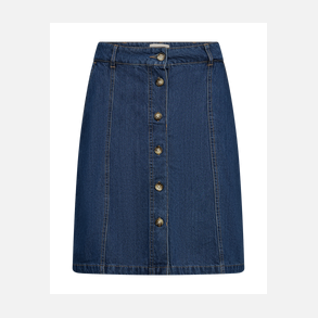 Freequent Alia Skirt Denim Medium Blue Denim