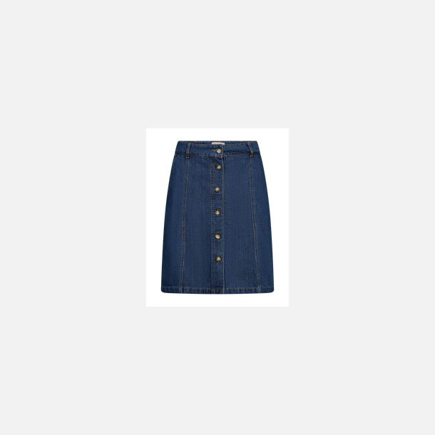 Freequent Alia Skirt Denim Medium Blue Denim