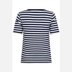 Freequent Liana Tee Striped Navy Blazer W. Star Off-White
