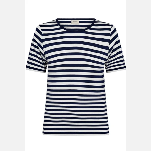 Freequent Liana Tee Striped Navy Blazer W. Star Off-White