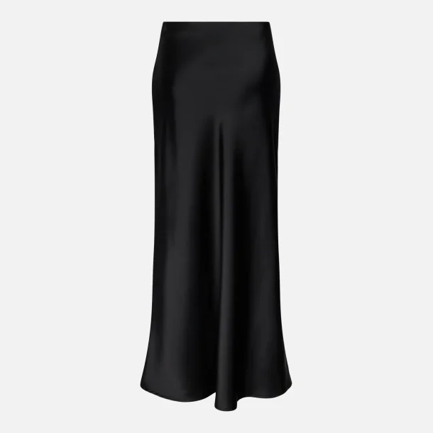 YAS Pella nederdel sort midi 