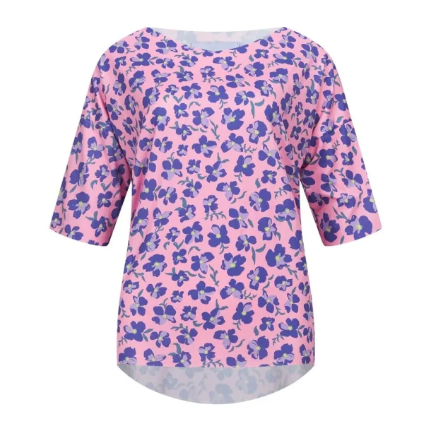 Liberte Essentiel Alma t-shirt pink purple flower