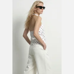 PREORDER HYPEDROP Otilia Halterneck Top Nimbus Cloud