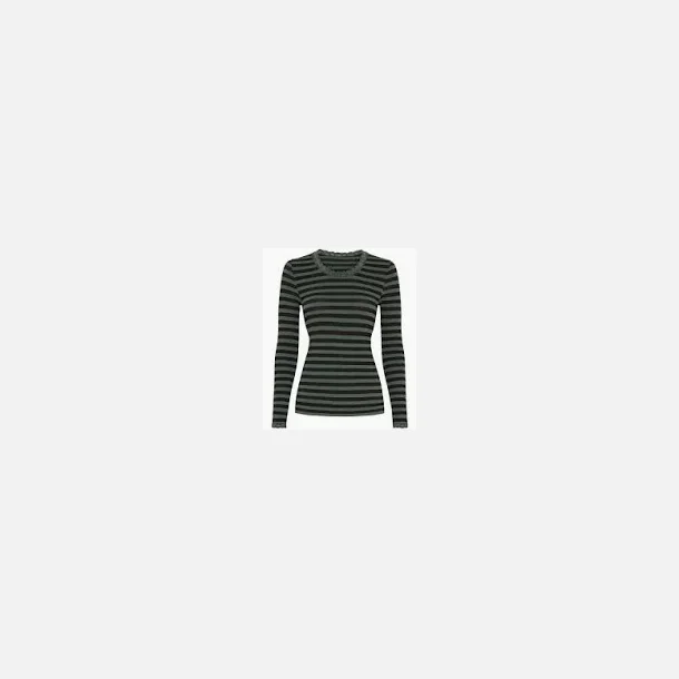 Tim &amp; Simonsen Isa Frida dark stripe bluse - vlg imellem flere farver