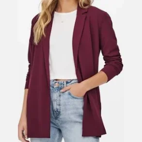 JDY Geggo blazer bordeaux