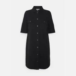 Noisy May Signe denim kjole sort vask