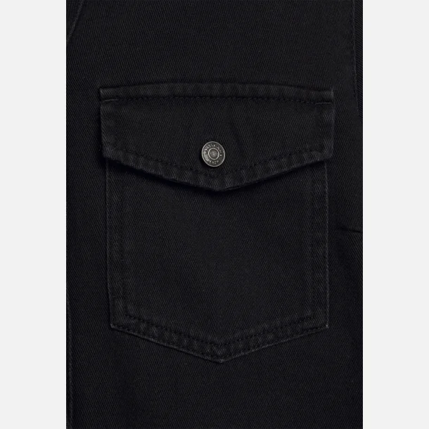 Noisy May Signe denim kjole sort vask