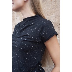 Liberte Essentiel Alma top black simili sten