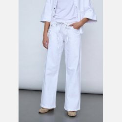 Sisters Point Onea Belt Jeans White