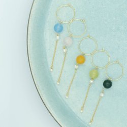 Smykish Bloom Hoop Blue