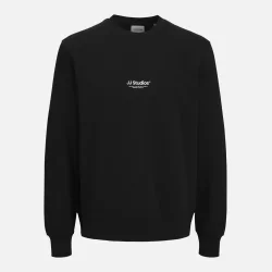 Jack &amp; Jones Soho crew neck sweat moonebeam eller sort