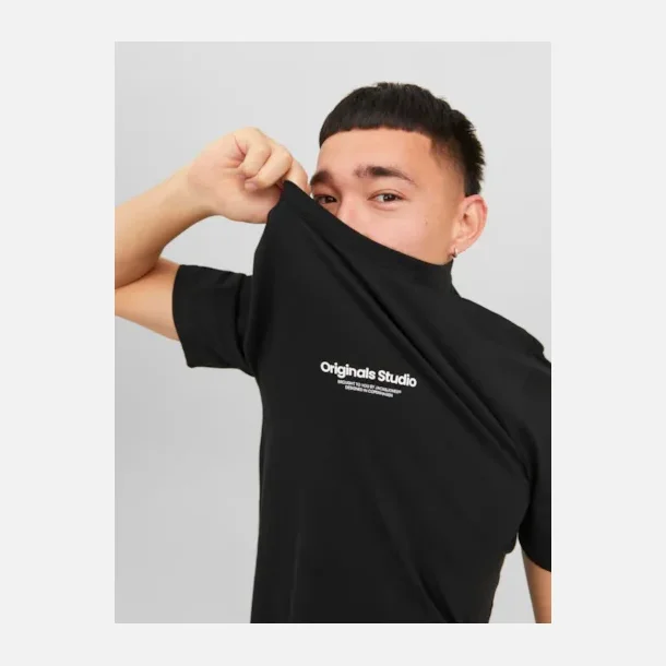 Jack &amp; Jones Vesterbro tee crew neck sort