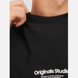 Jack &amp; Jones Vesterbro tee crew neck sort