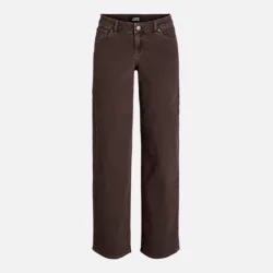 JJXX Tokyo wide low waist seal brown