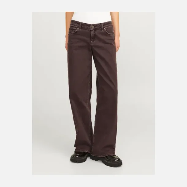JJXX Tokyo wide low waist seal brown