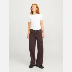 JJXX Tokyo wide low waist seal brown