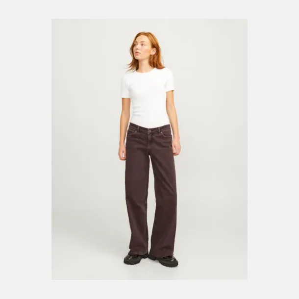 JJXX Tokyo wide low waist seal brown