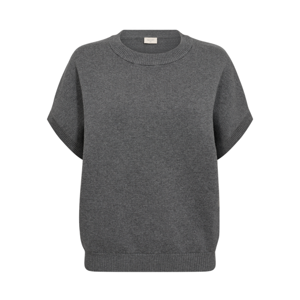 Freequent Ani t-shirt dark grey melange