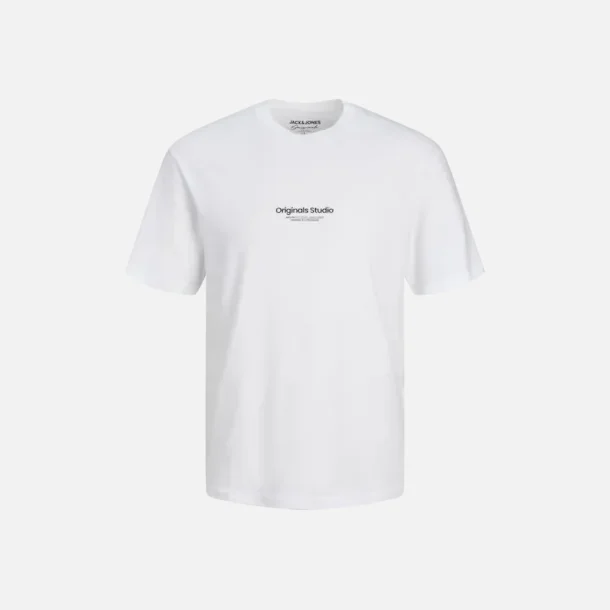 Jack &amp; Jones Vesterbro tee crew neck hvid