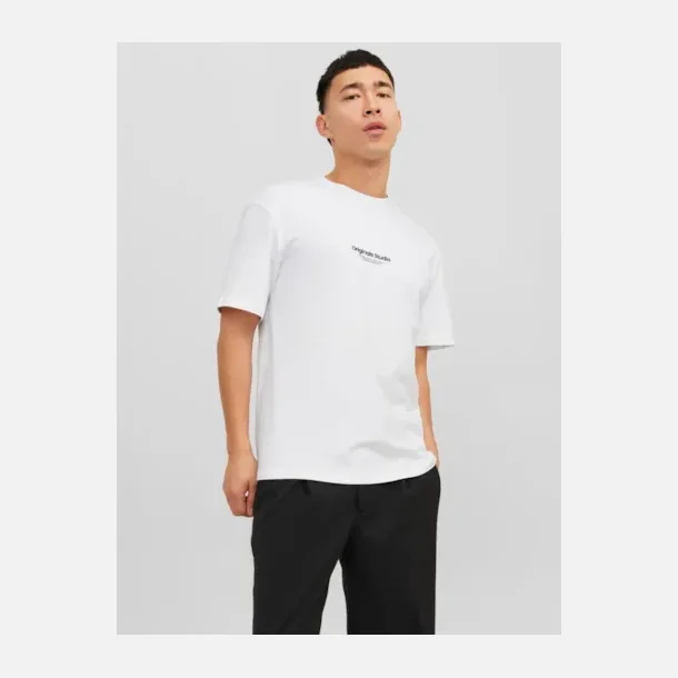 Jack &amp; Jones Vesterbro tee crew neck hvid