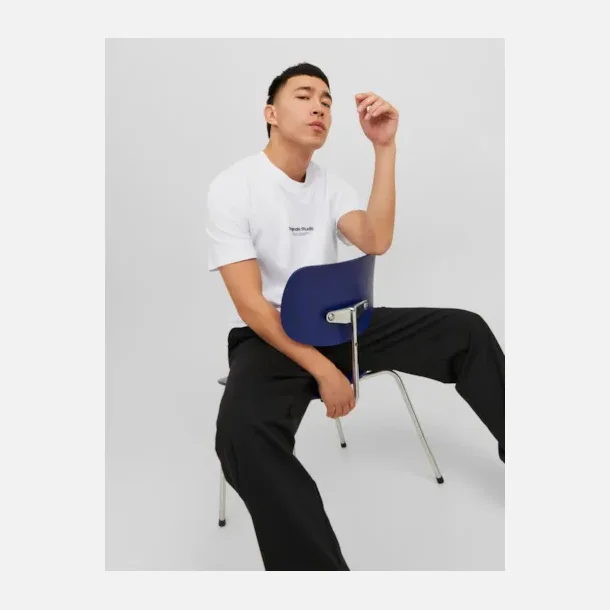 Jack &amp; Jones Vesterbro tee crew neck hvid