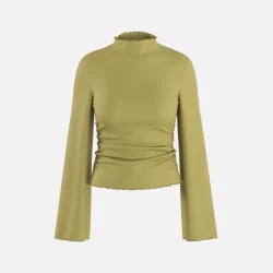 PREORDER HYPEDROP Kaja LS Gathered Top
