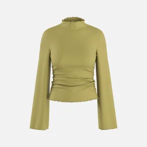 PREORDER HYPEDROP Kaja LS Gathered Top