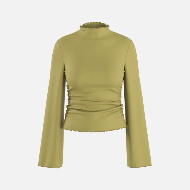 PREORDER HYPEDROP Kaja LS Gathered Top